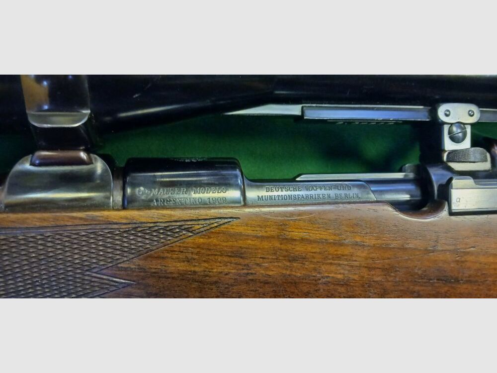 Hartmann & Weiss Hamburg DWM / Mauser Argentino 1909