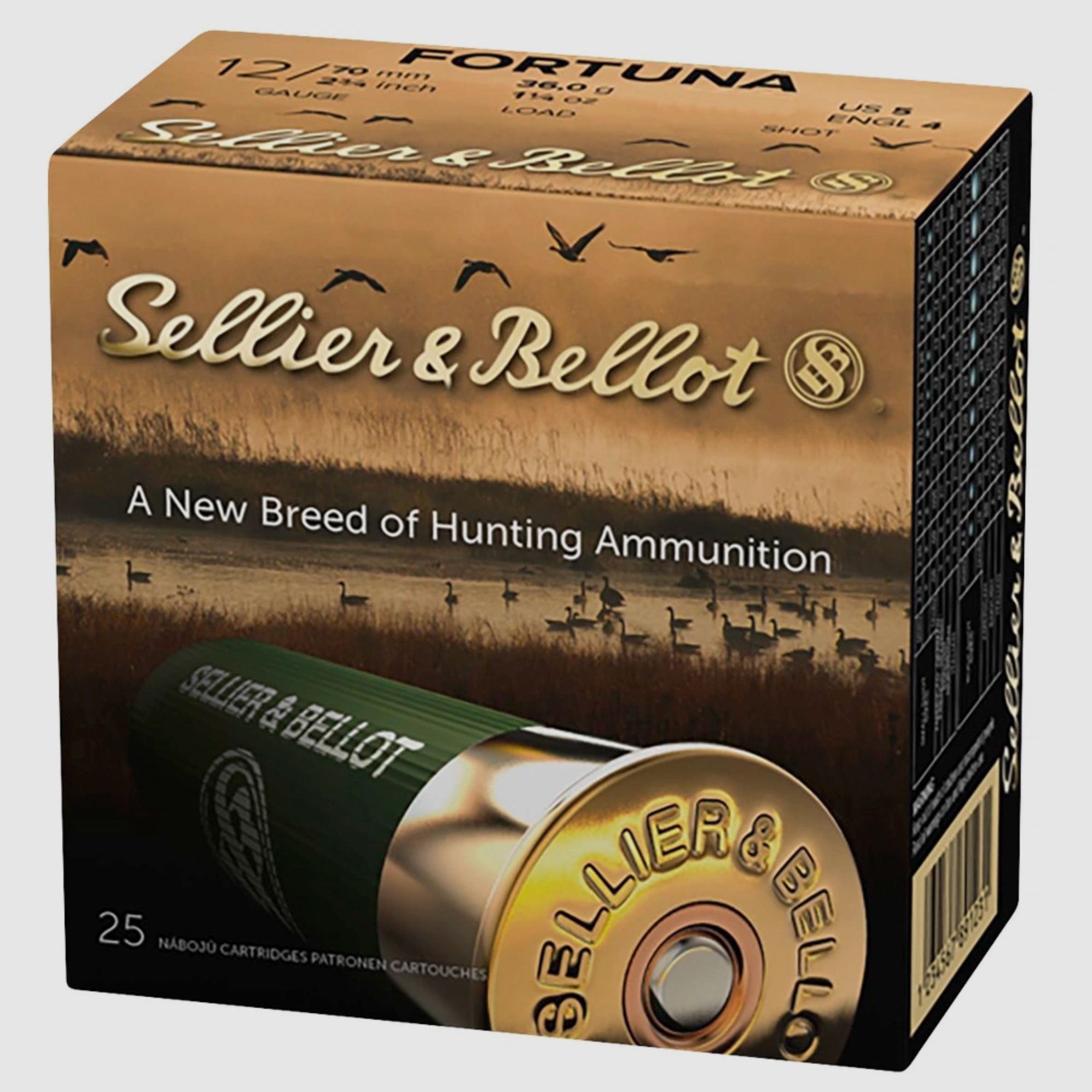 Sellier & Bellot 107448 12/70 Fortuna Plastic 4.0mm 36g