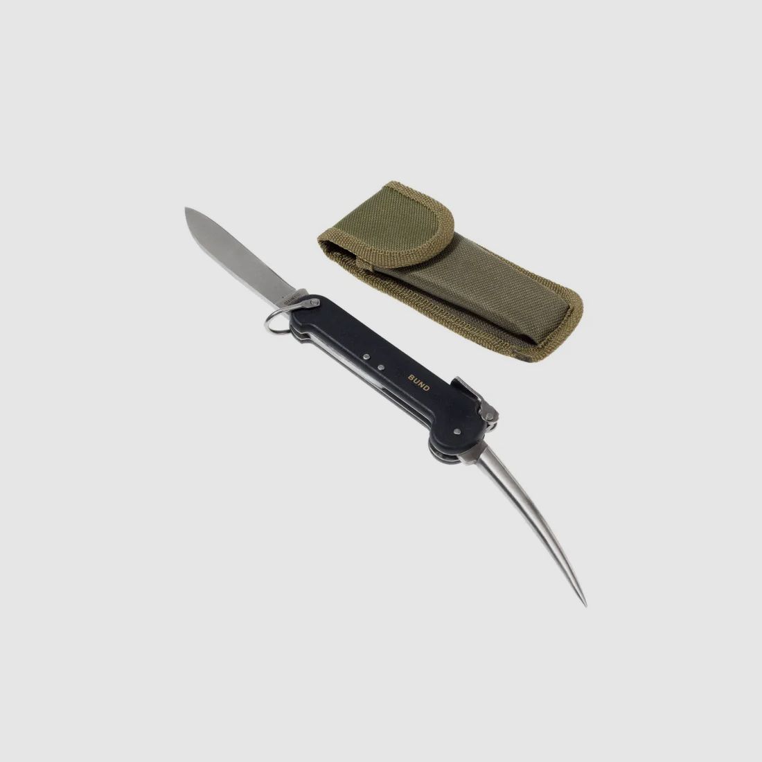 BW Marine Bordmesser Nachbau - mit Marlspieker - Schwarz