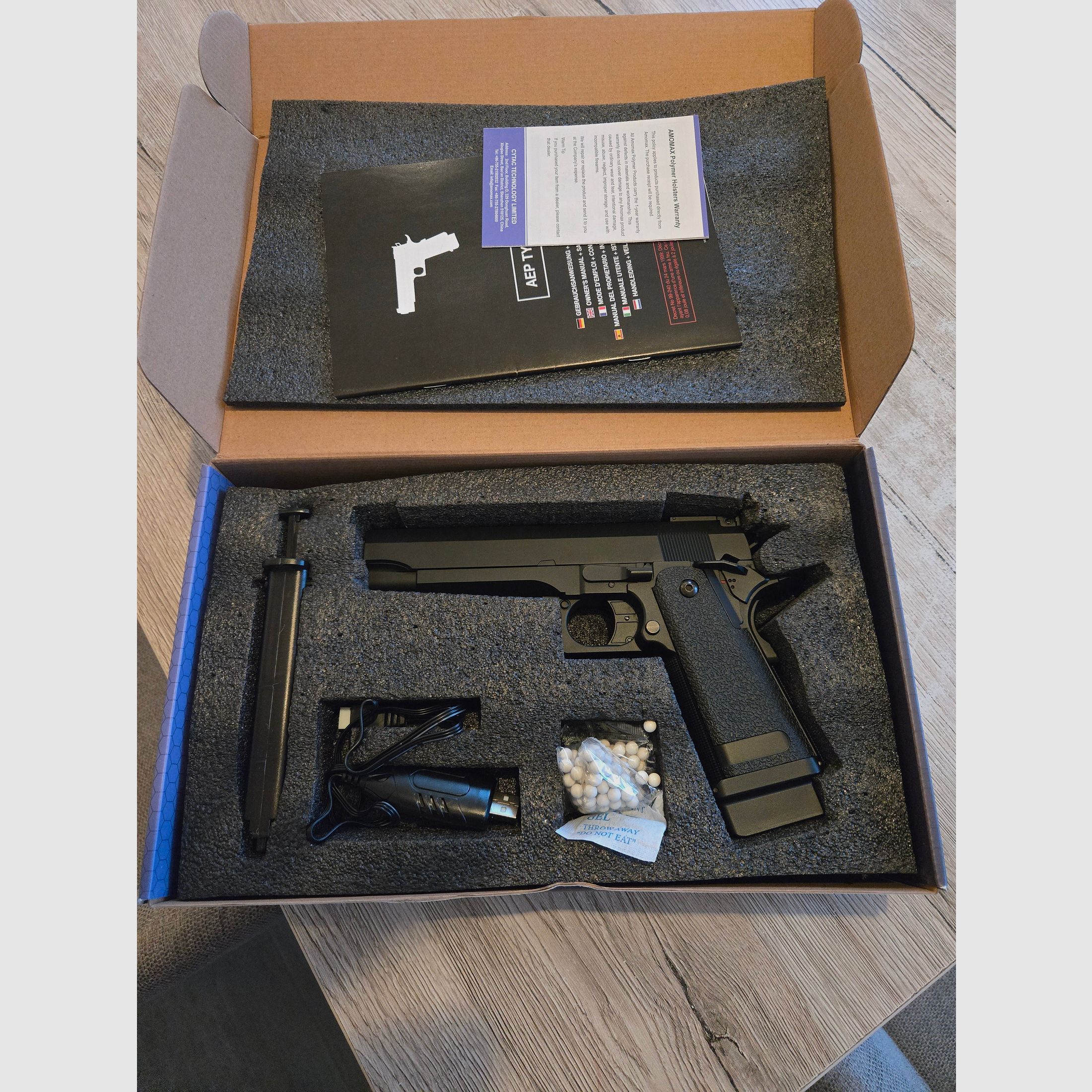 Cyma CM 128 AEP Mosfet 0,5 Joule neuwertig