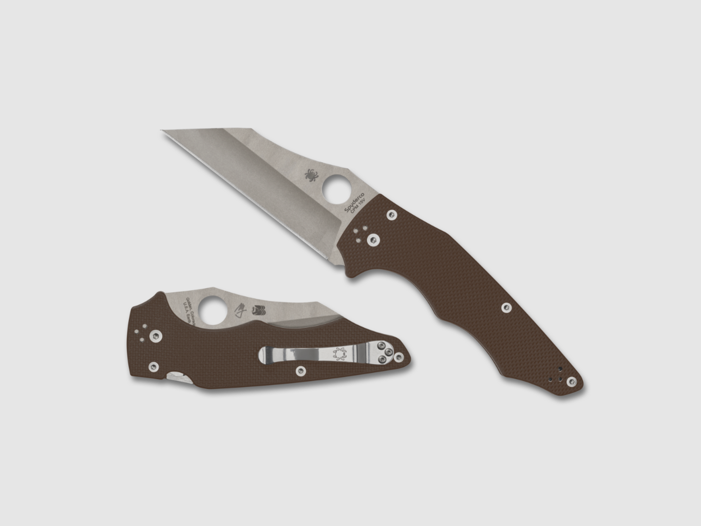 Spyderco YoJumbo™ Bruin G10 CPM® 15V® Sprint Run®