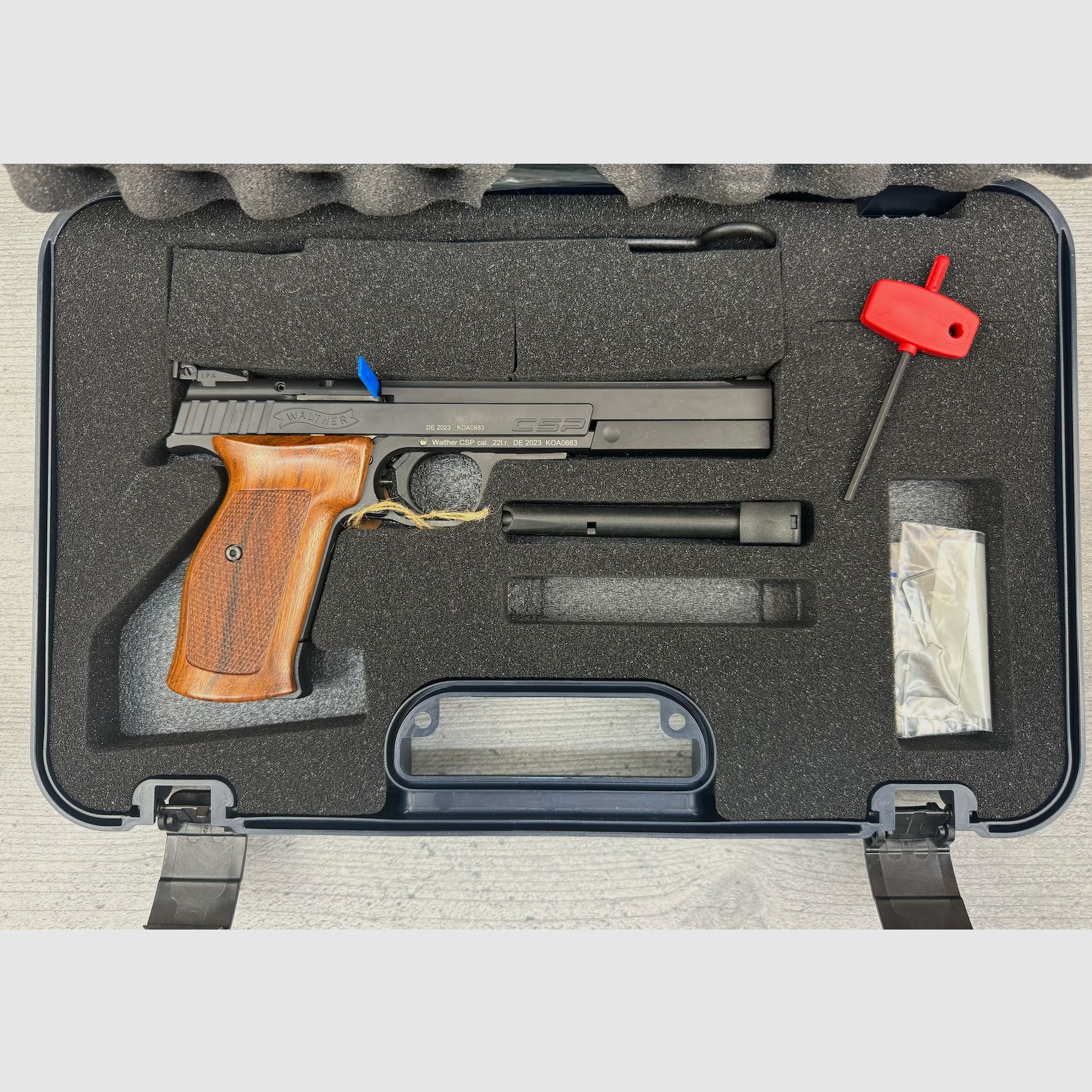Vorführwaffe Carl WALTHER CSP Dynamic .22lr einstellbarer Matchabzug Sportpistole
