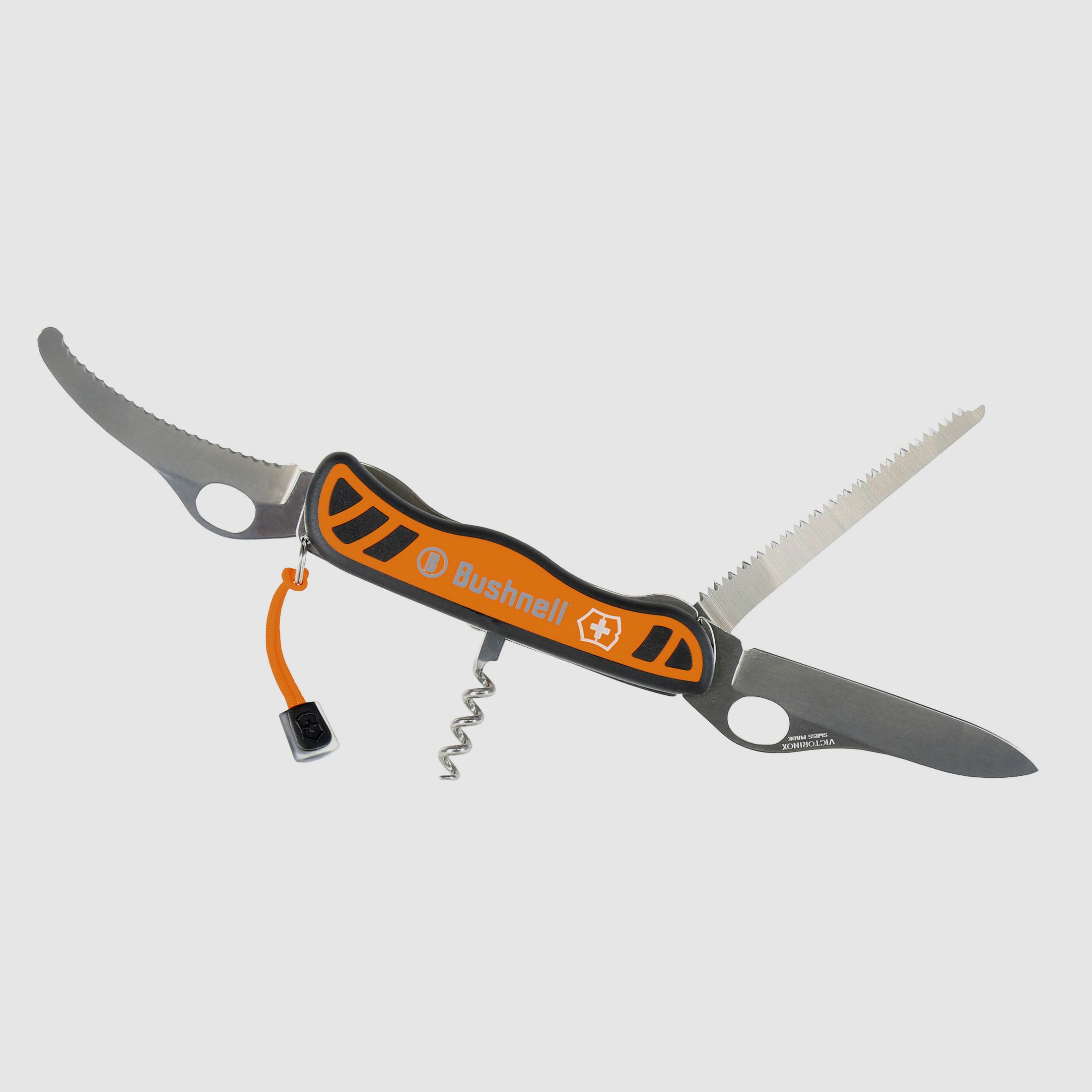 Jumelles Bushnell 10x42 avec télémètre incluant un couteau de poche Victorinox