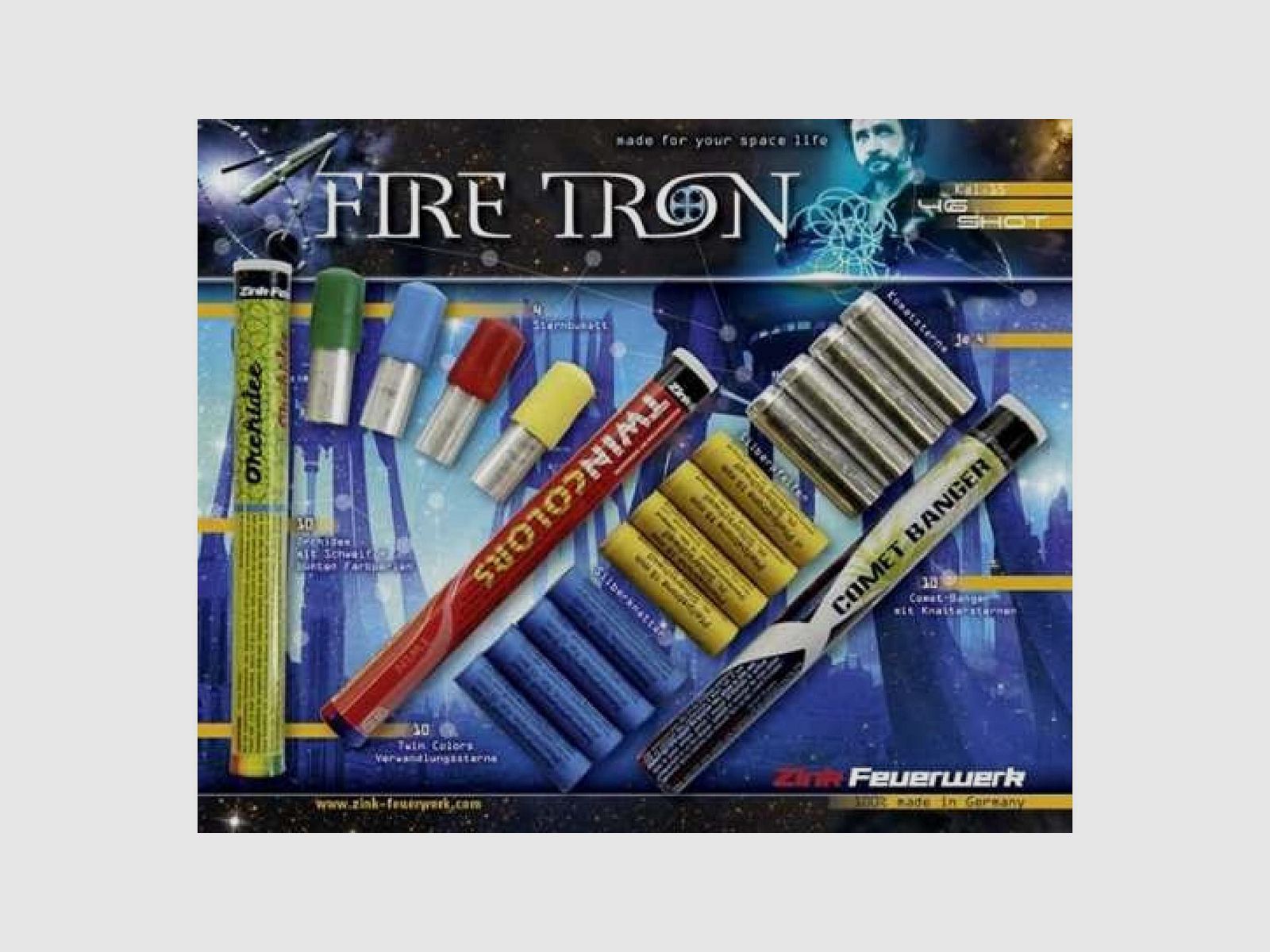 Zink Fire Tron 46 Schuss Pyrotechnik