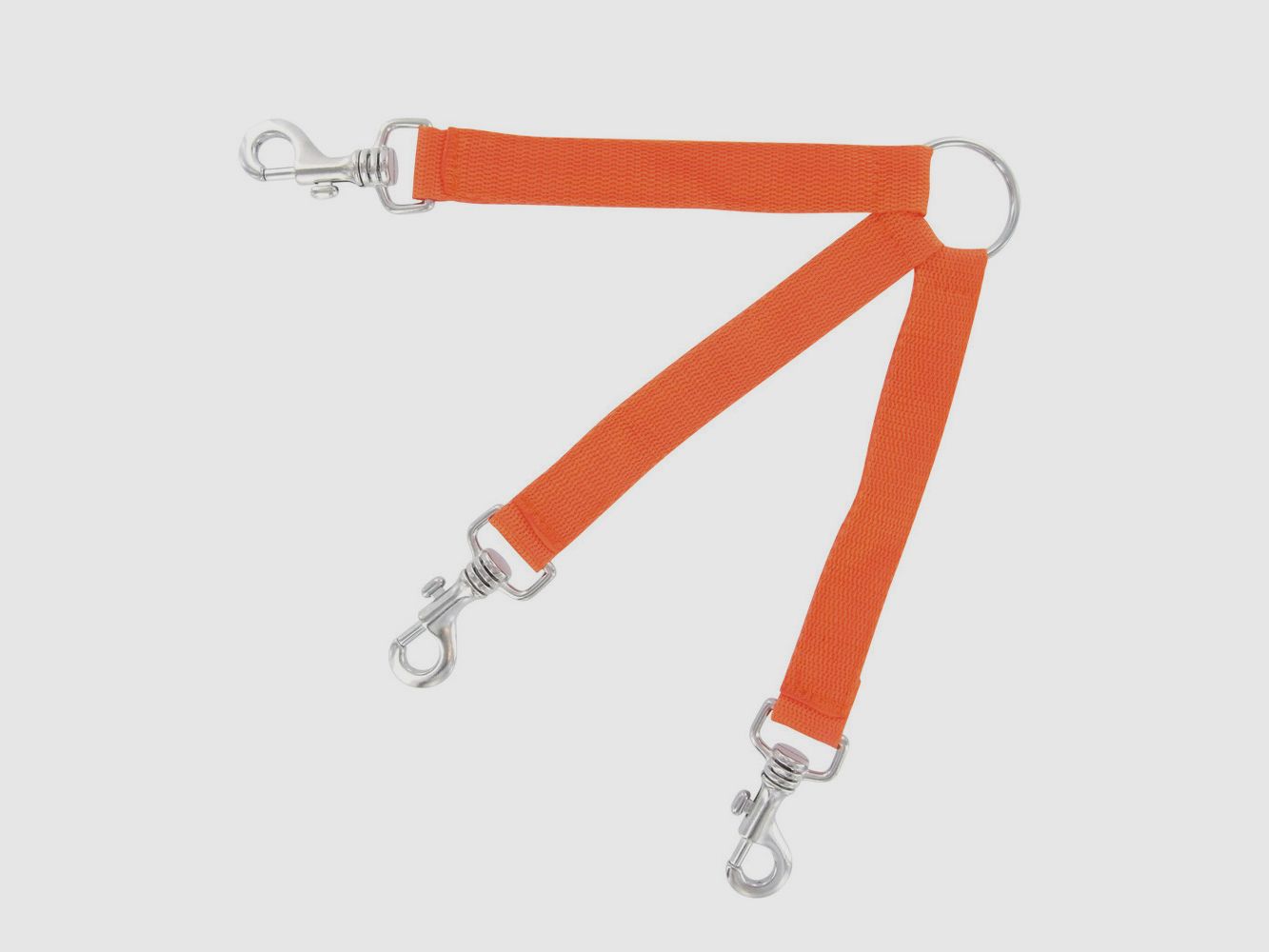 GMT Outdoor Nylon Rinforzato Fluo - Controllo Sicuro di 2 o 3 Cani da Caccia