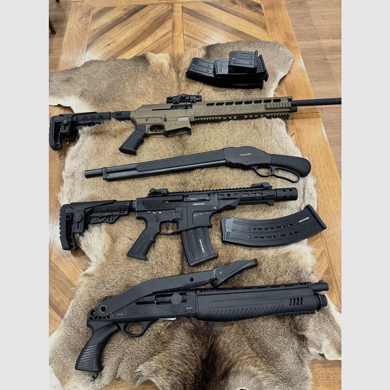 DERYA MK12-2022. Robuste halbaut. AR15 Flinte