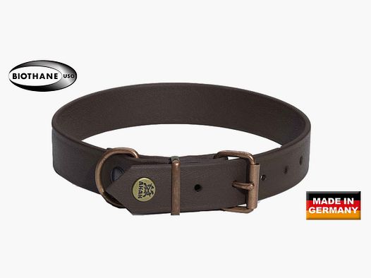 AKAH BioThane Halsband braun