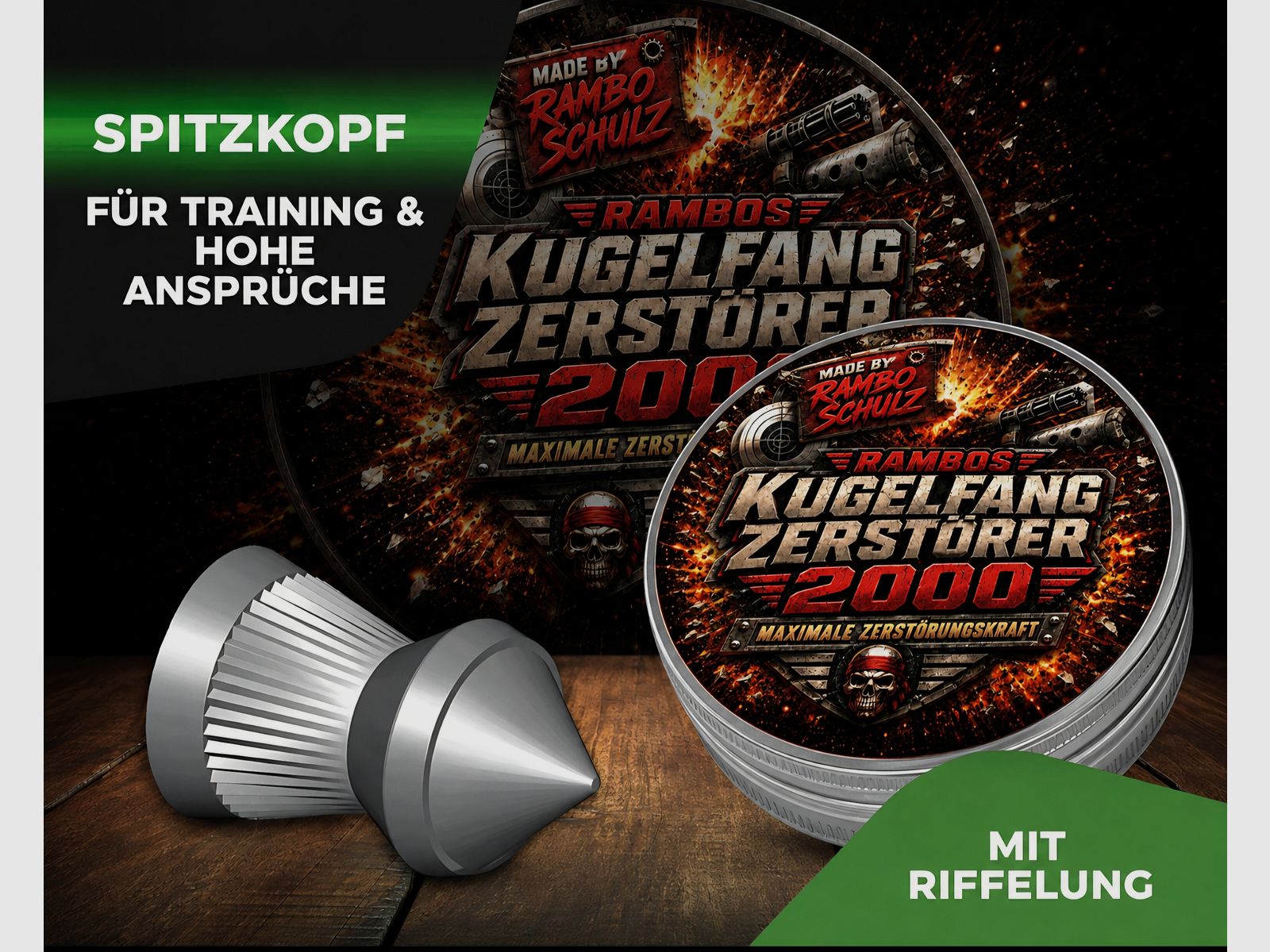 Diabolo z ostrym czubkiem 4,5mm cal.177 karabinek pneumatyczny/ pistolet pneumatyczny