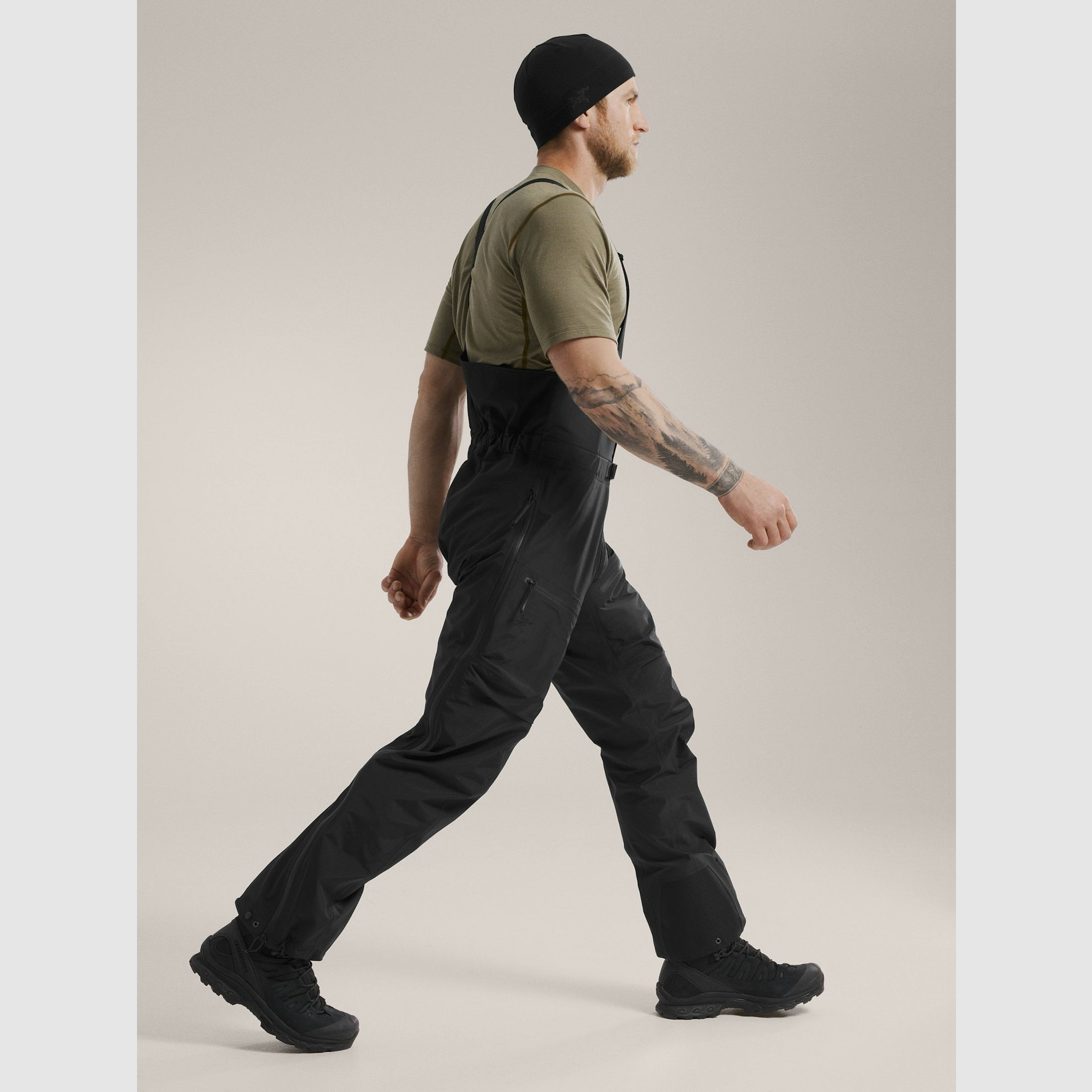 Arc'teryx Alpha Bib Pant LEAF Men's - Black, image 10 of 12