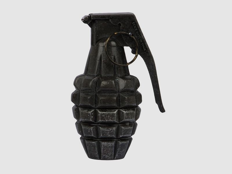 Denix Deko-Handgranate MK2 Pineapple US Army 2. Weltkrieg schwarz