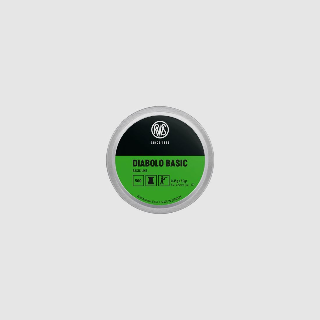RWS Diabolo basic 4.5 mm 0.5g, Bild 1 von 2