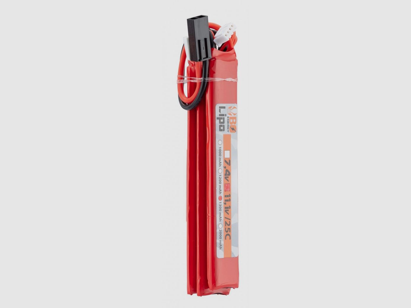 3 LiPo-Batterien 3S 11.1V 1300mAh 25C Mini TAMYIA