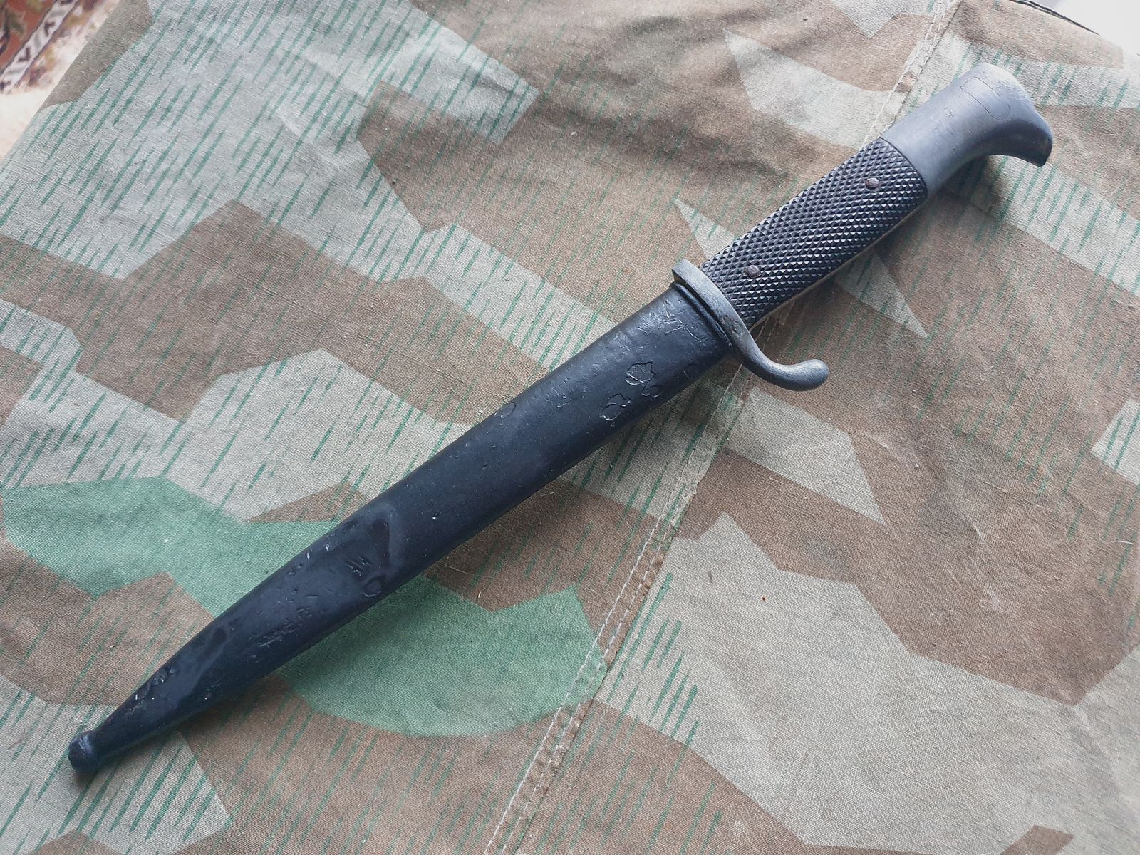 Ausgeh-Bajonett 2 WK / WWII  K98  Extra Seitengewehr Hörster E. & F. Co. GmbH, Solingen