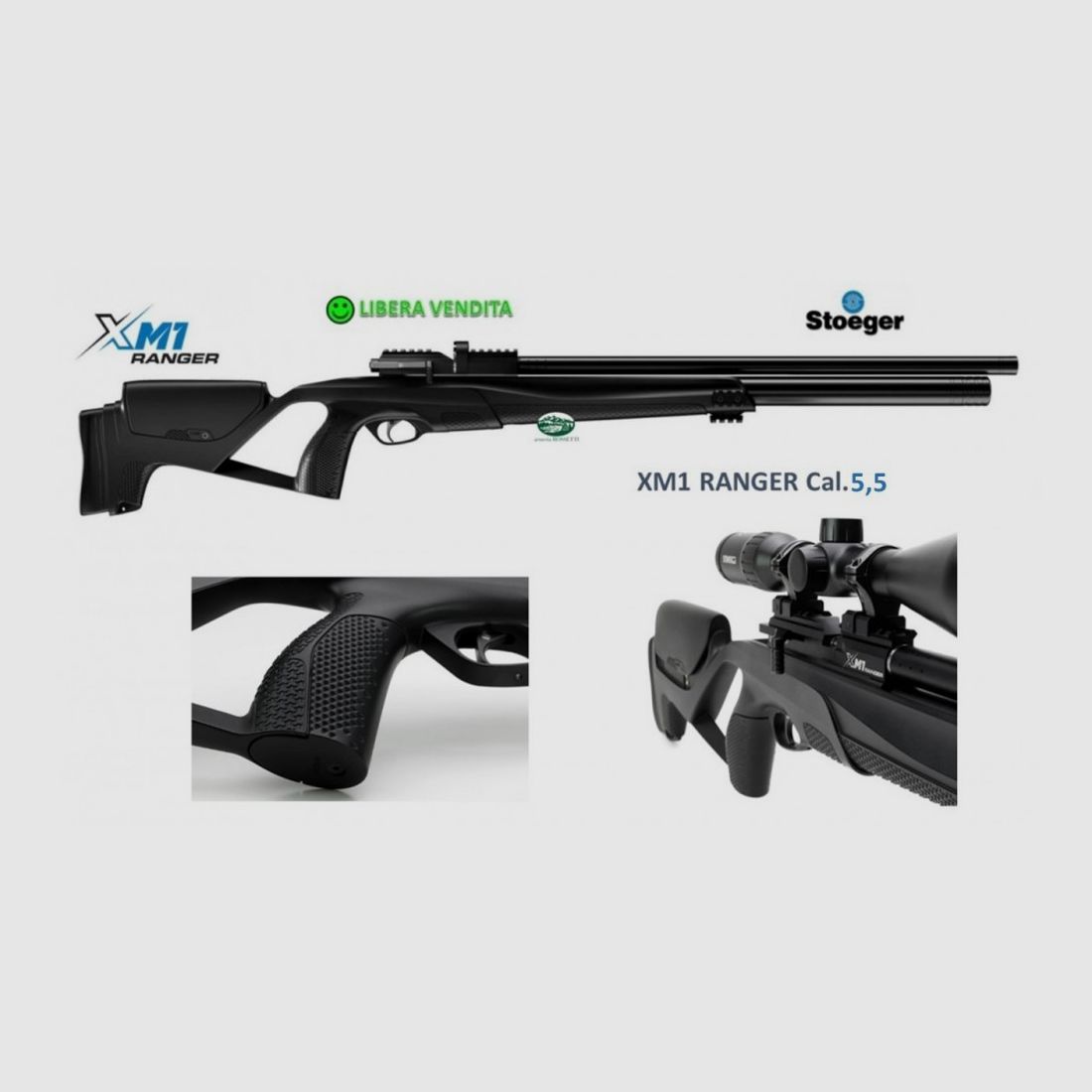 STOEGER XM1 RANGER PCP Cal. 5.5 mm free sale