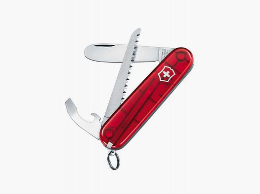 Victorinox Taschenmesser transparent/rot My First Vx
