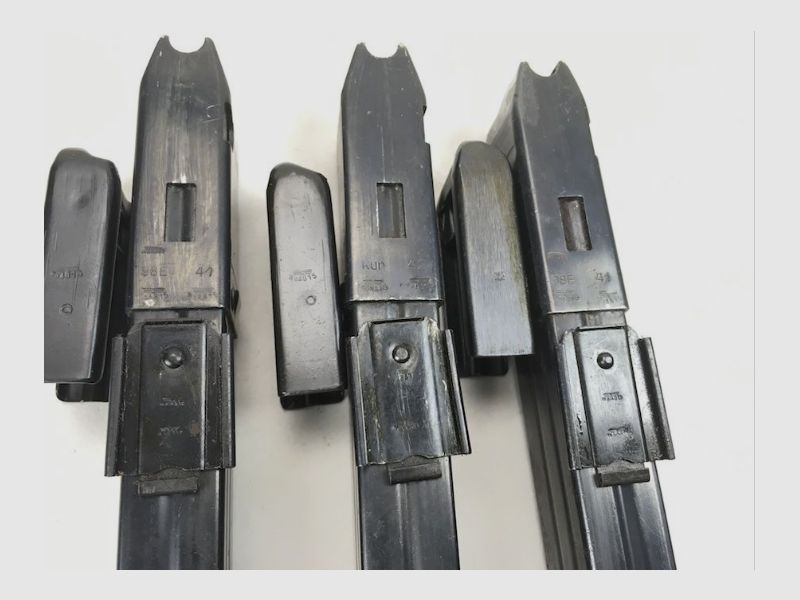 3 Magazinen MP38/40 aus Wk2 