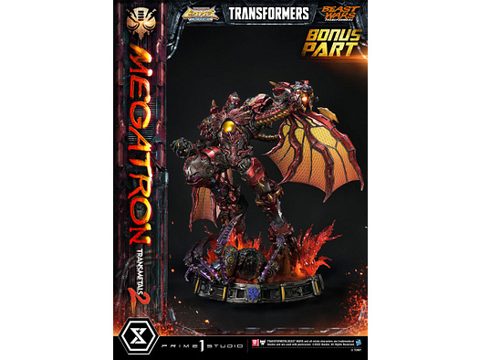 Transformers Beast Wars Premium Masterline Statue 1/4 Megatron Transmetal 2 Deluxe Bonus Version 74 cm | 42953
