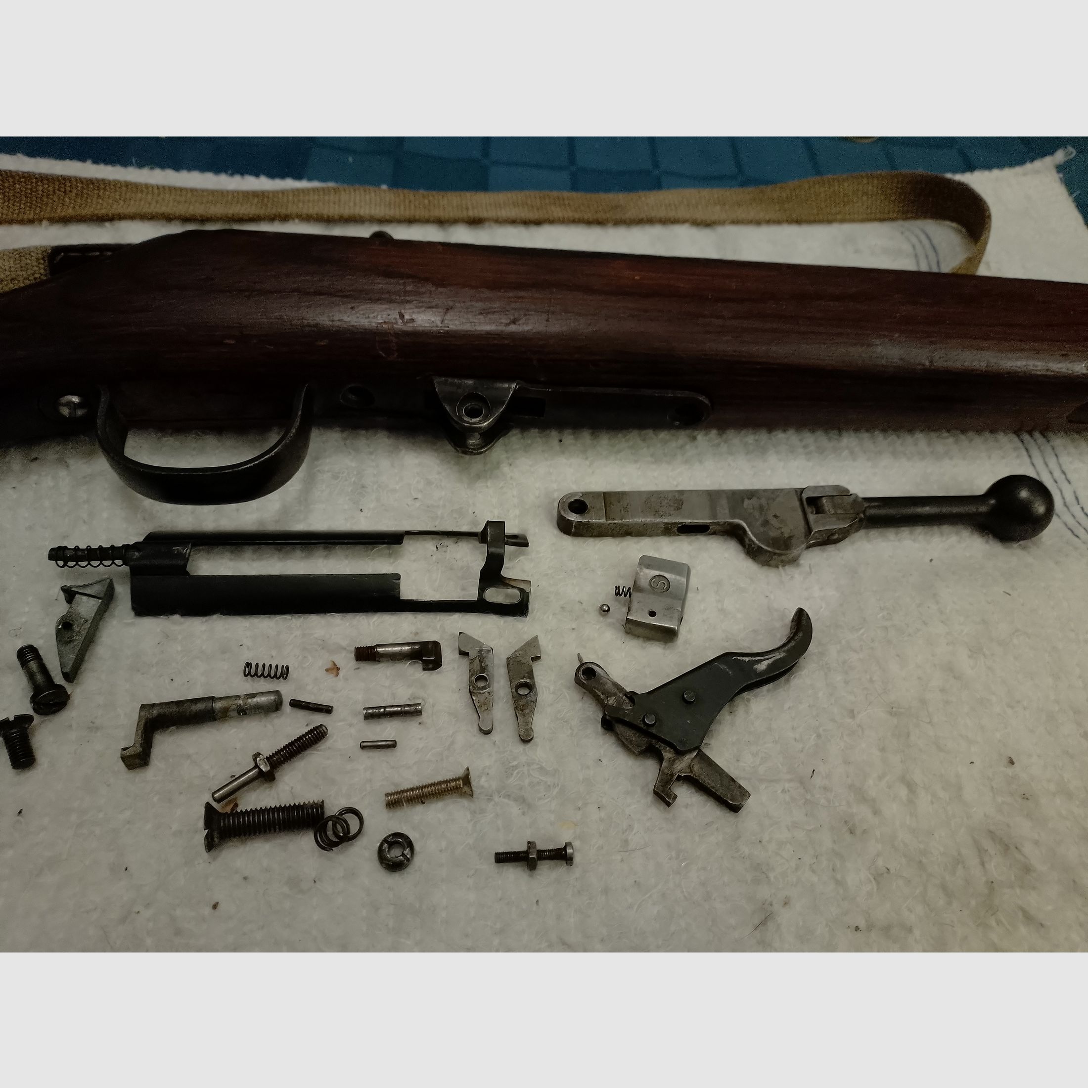 Conglomerate parts air rifle Haenel Sport 49a