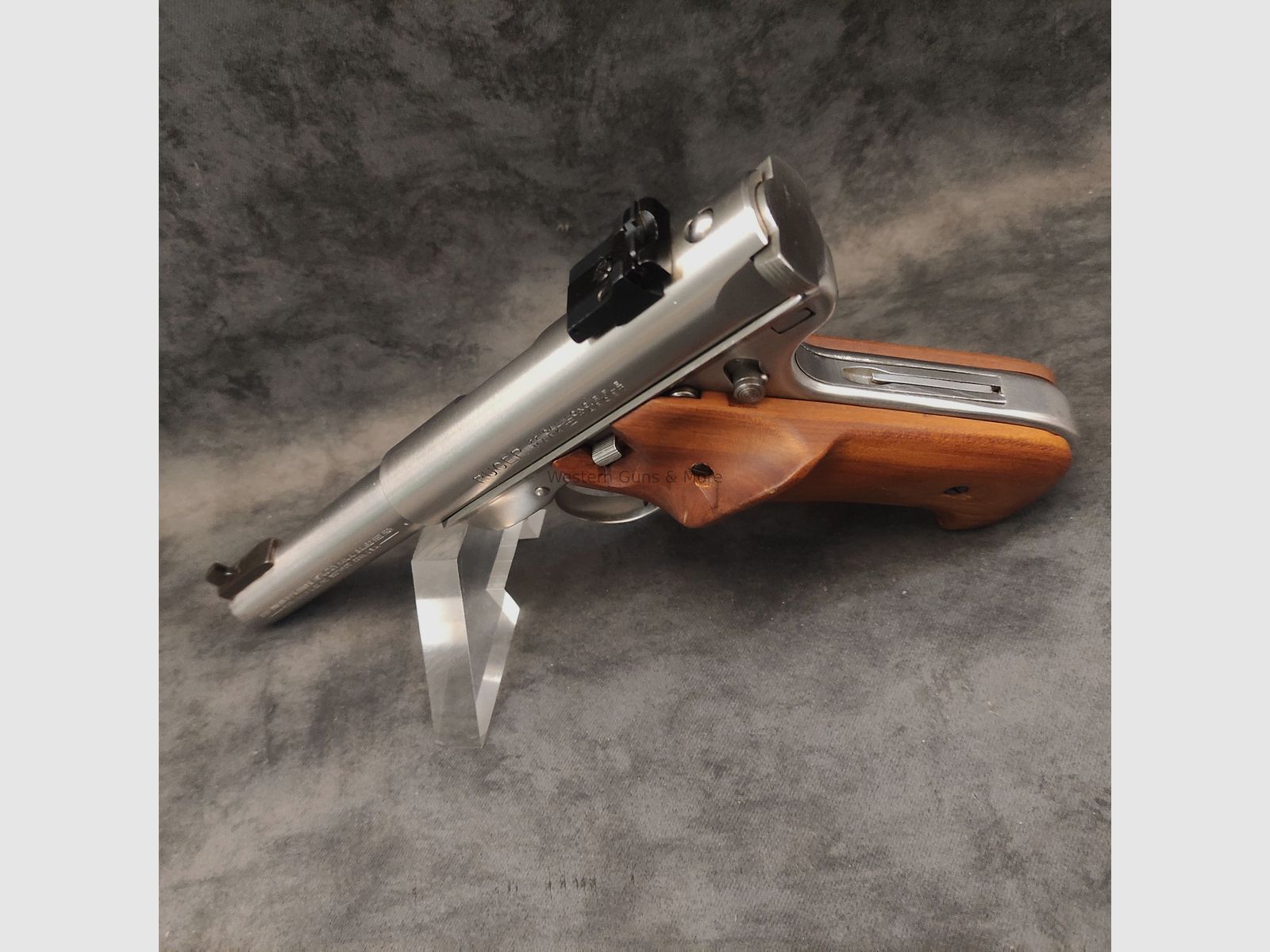 Ruger Mark II Target .22lr in acciaio inox