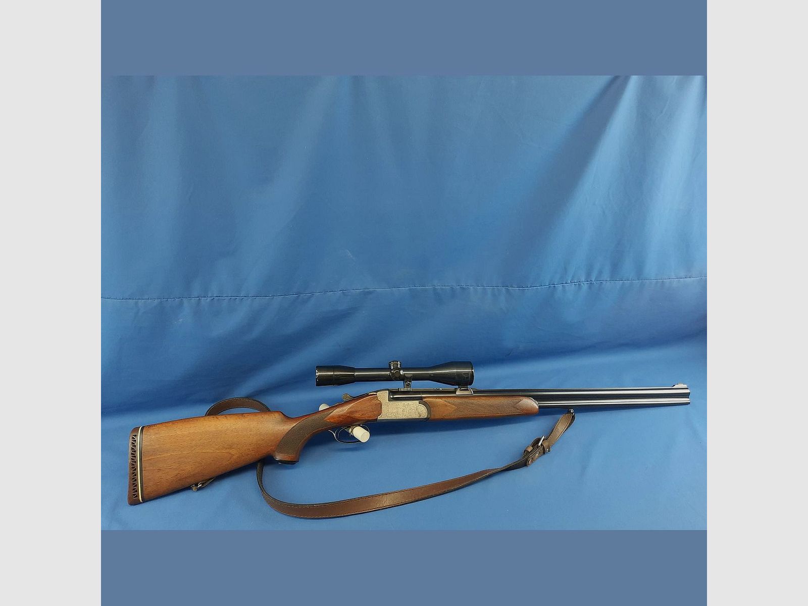 Bockbüchsflinte Antonio Zoli / Waffen Schmidt Graz Kal.16/70 und 6,5x57R mit Optik, Bild 6 von 7
