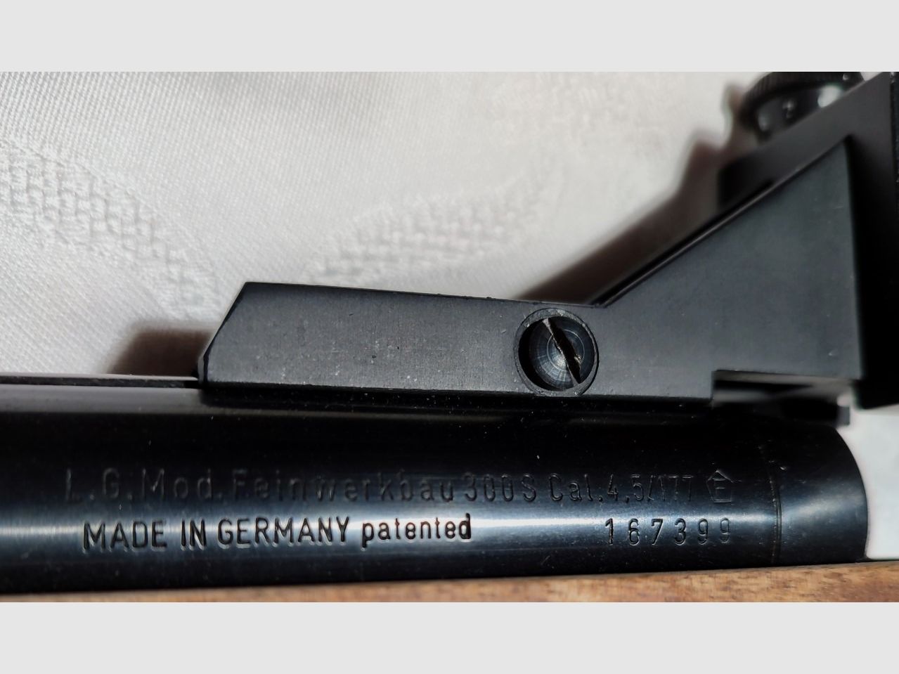 Carabina de aire comprimido Match Feinwerkbau 300 S cal. 4,5 Diabolo