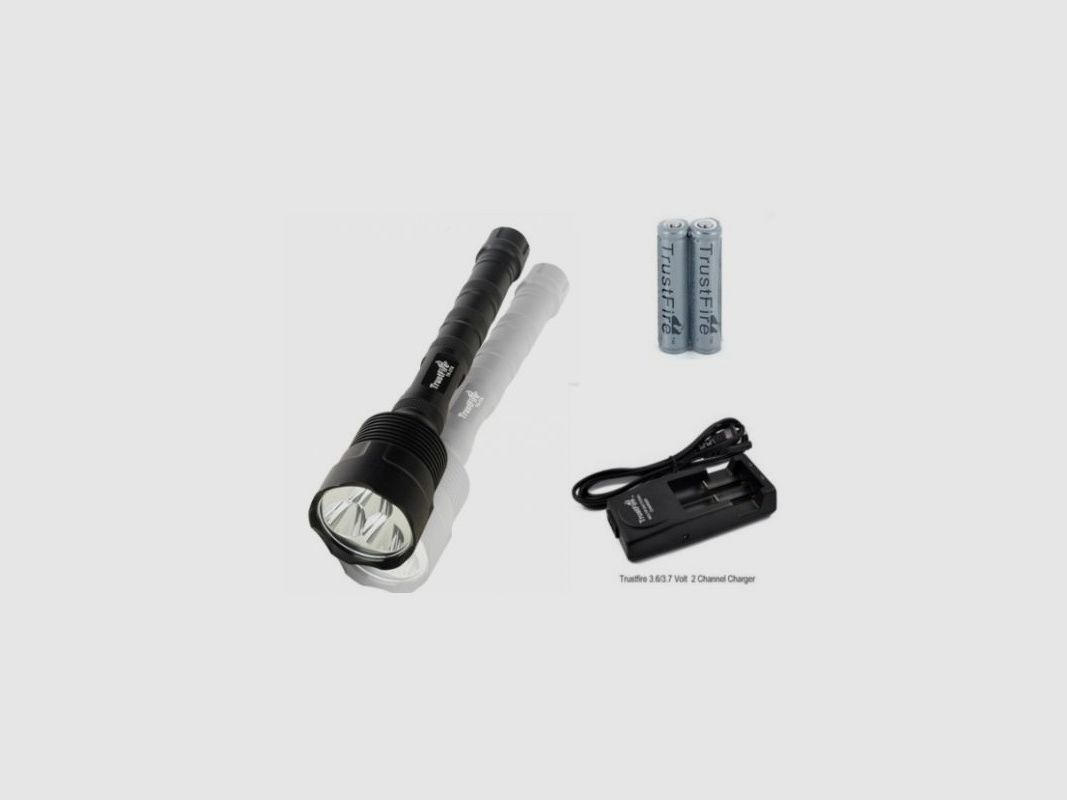 Trustfire T6 LED Flashlight Kit 3800 Lumens