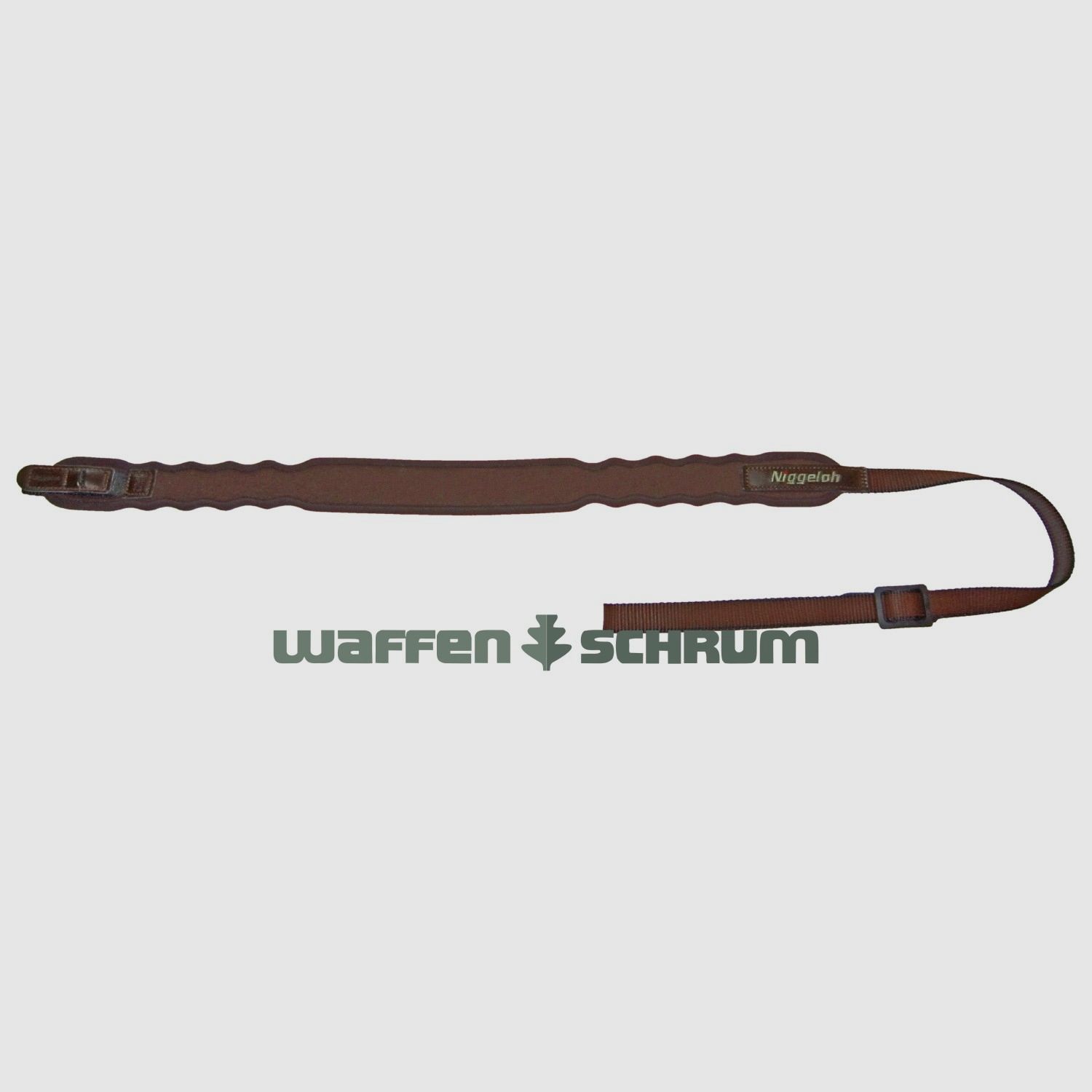 Niggeloh rifle sling elegant with quick release for shotguns brown
