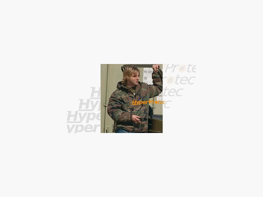 Warme Militär-Camo-Jacke mit Kapuze