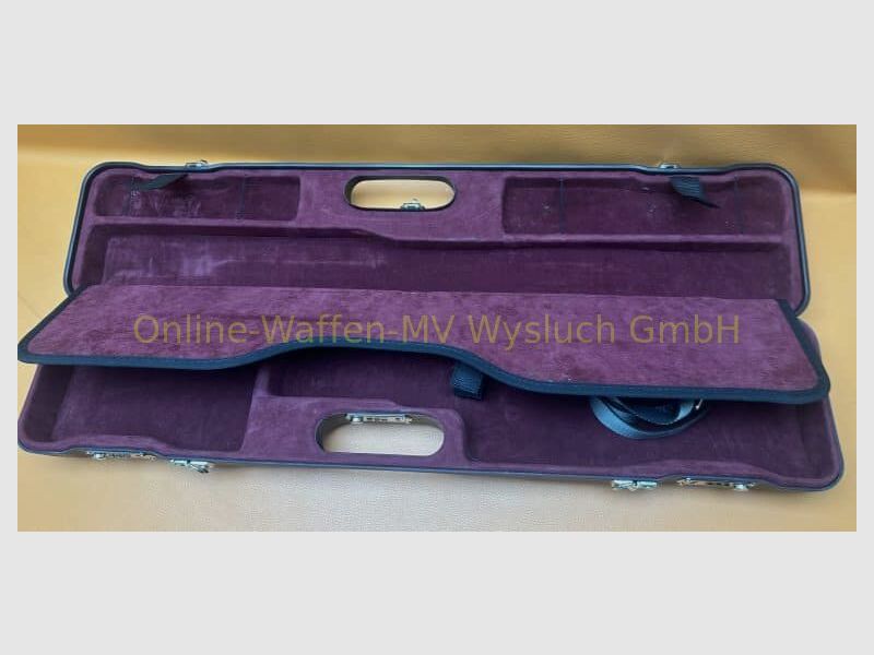 Valigia compatta per fucile a doppia canna in plastica ABS resistente ai graffi fino a 76 cm