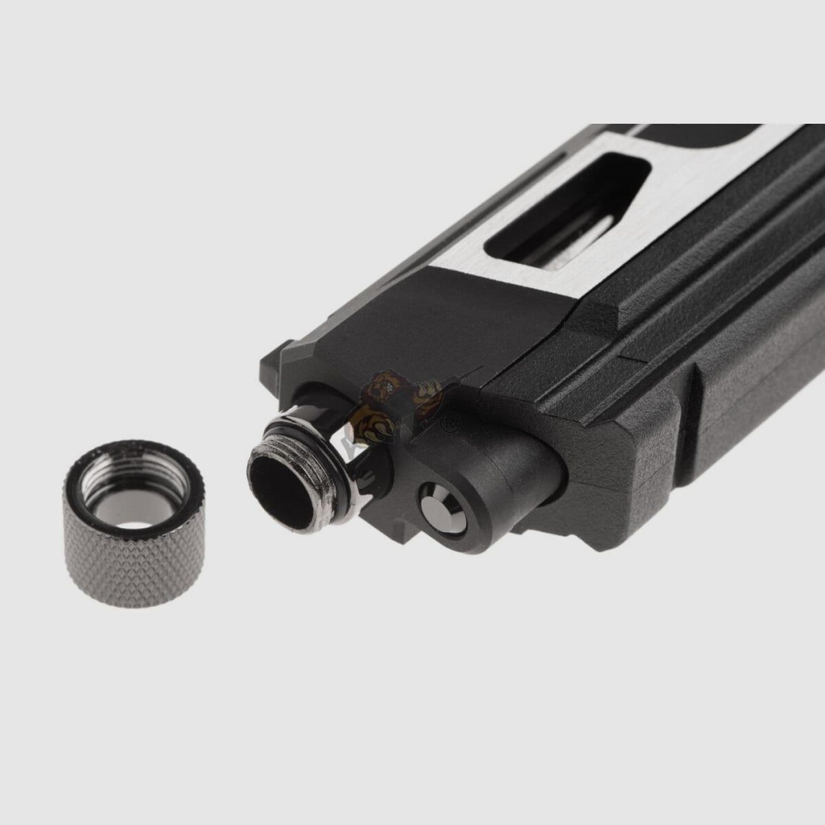 GTP9 MS CNC Metal Slide Gas Blow Back Black/Silver Airsoft Free from 18 - GBB - F | G&G