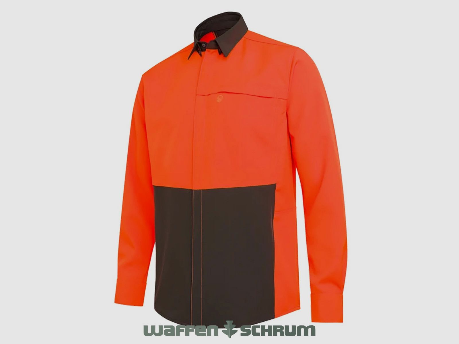 Beretta Chemise à épines Marron Écorce & Orange