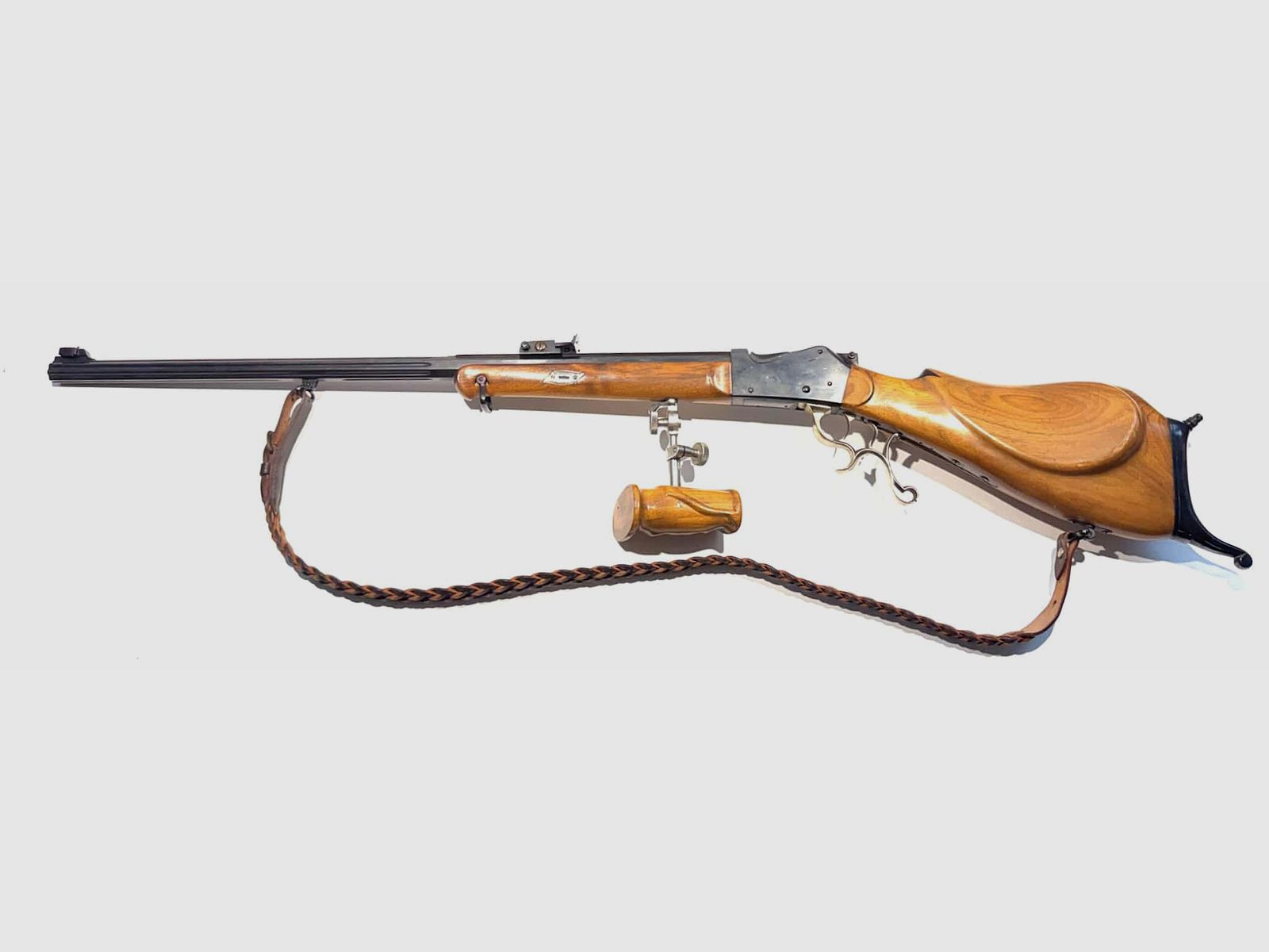 Fallblockbüchse „H.Sommerhalder Aarau“ mit Kanneliertem Lauf – .22lr. Occasion, Bild 2 von 2