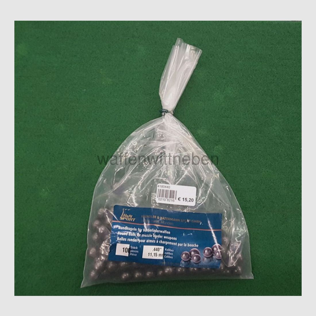 H&N (Haendler & Natermann) Rundkugeln für Vorderladerwaffen