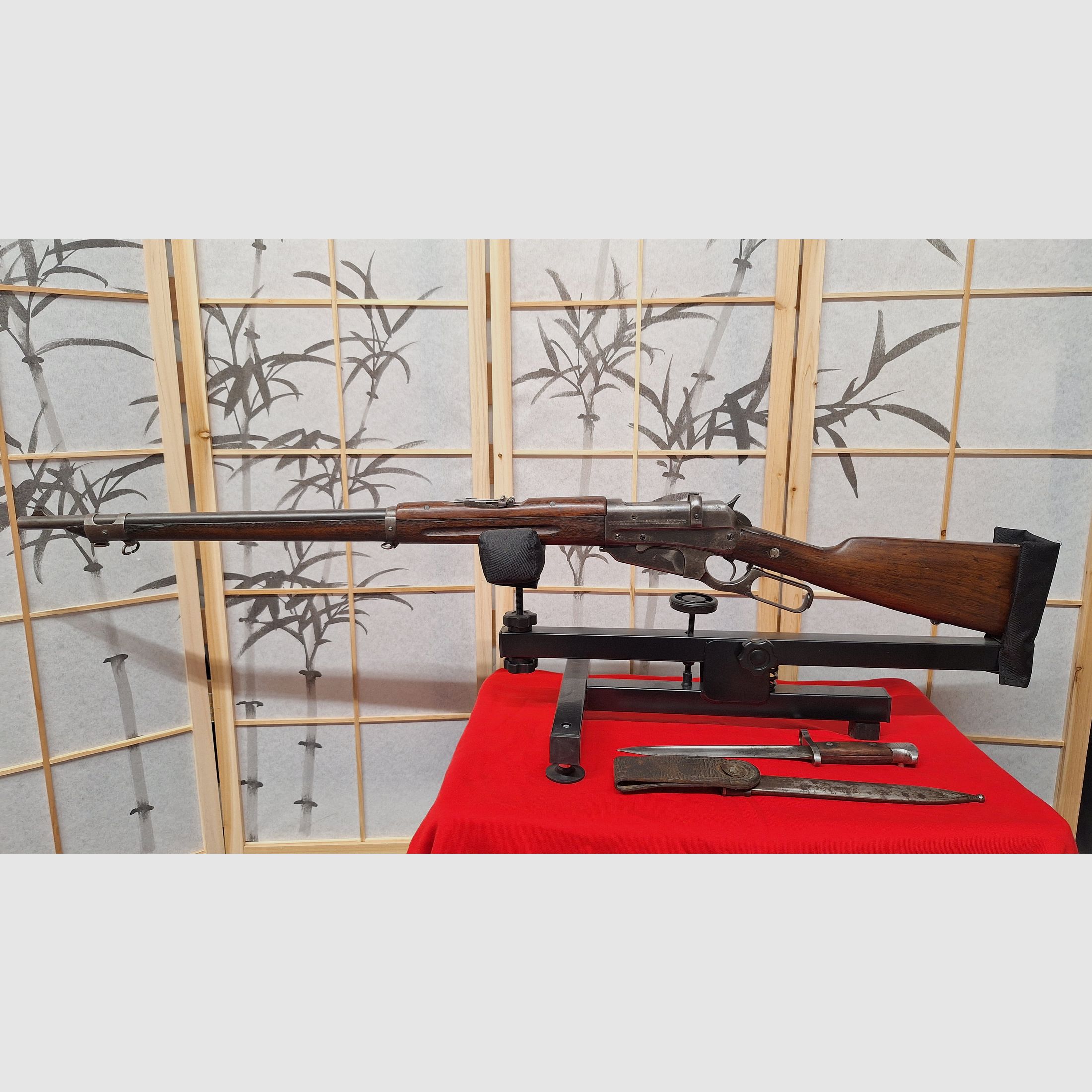 Winchester 1895 Russia contract / contract 7.62x54R with short bayonet M1895 / M95