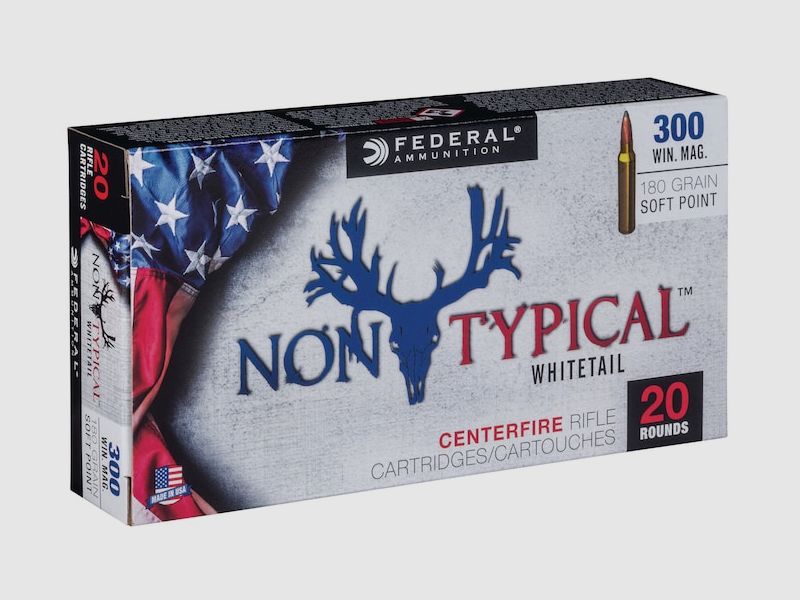 Federal Non-Typical .300 Win. Mag. 180GR JSP 20 Patronen
