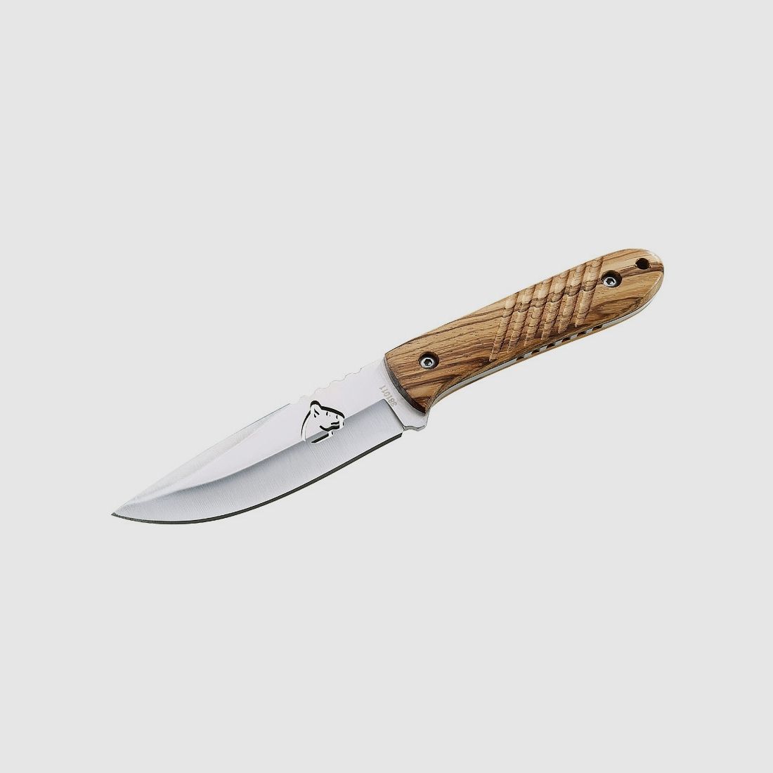 Puma TEC Grtelmesser, AISI 420, Zebrawood, Lederscheide,