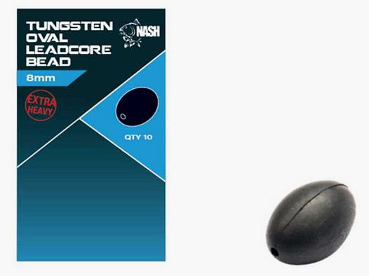 Nash Tungsten Oval Leadcore Bead