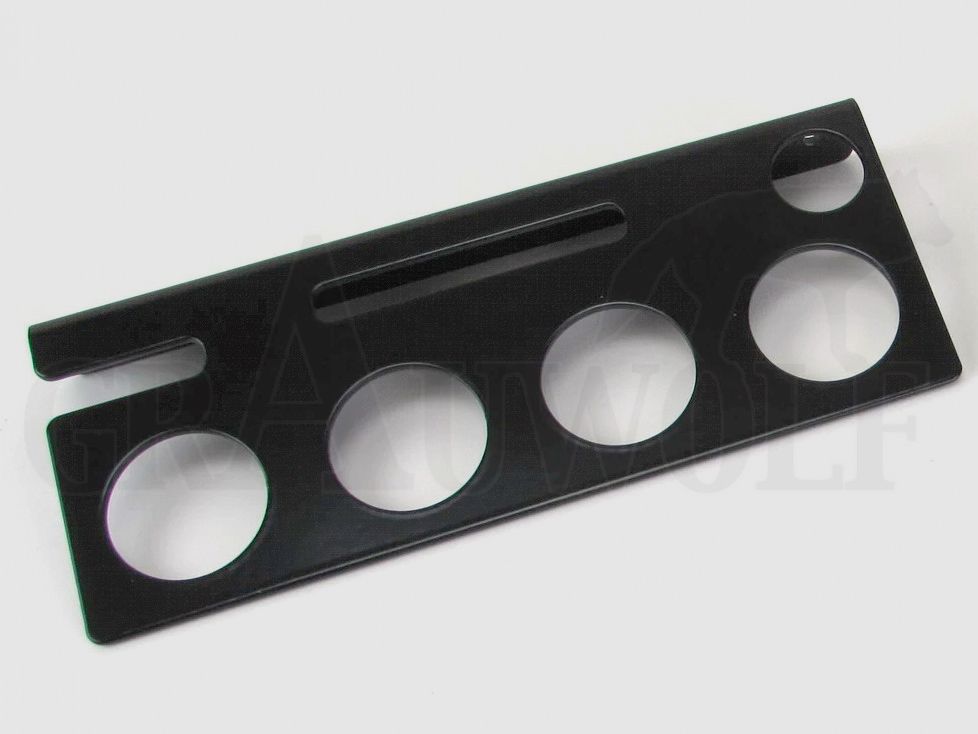 Inline Fabrication InLineRail / Wall Mount Holder for Dies / Shell Holder Plate L-N-L Autopress Black