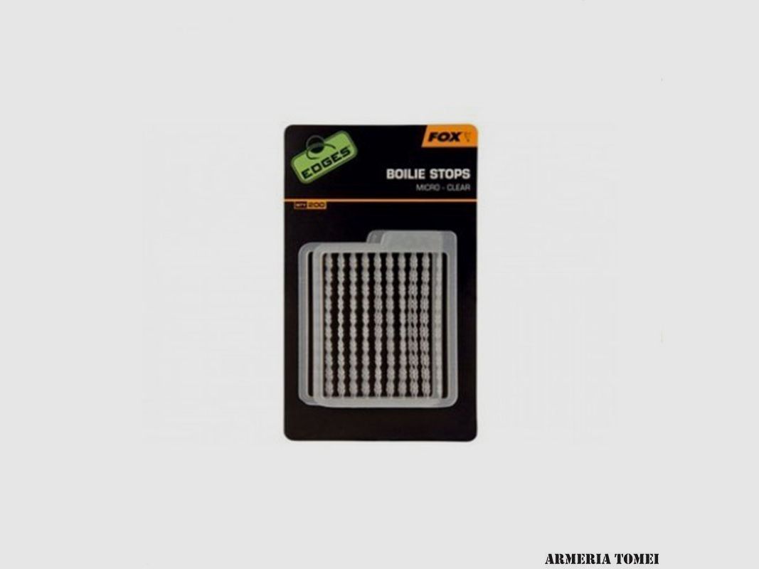 FOX – EDGES™ Boilie Stops Micro – Clear (200 pcs)