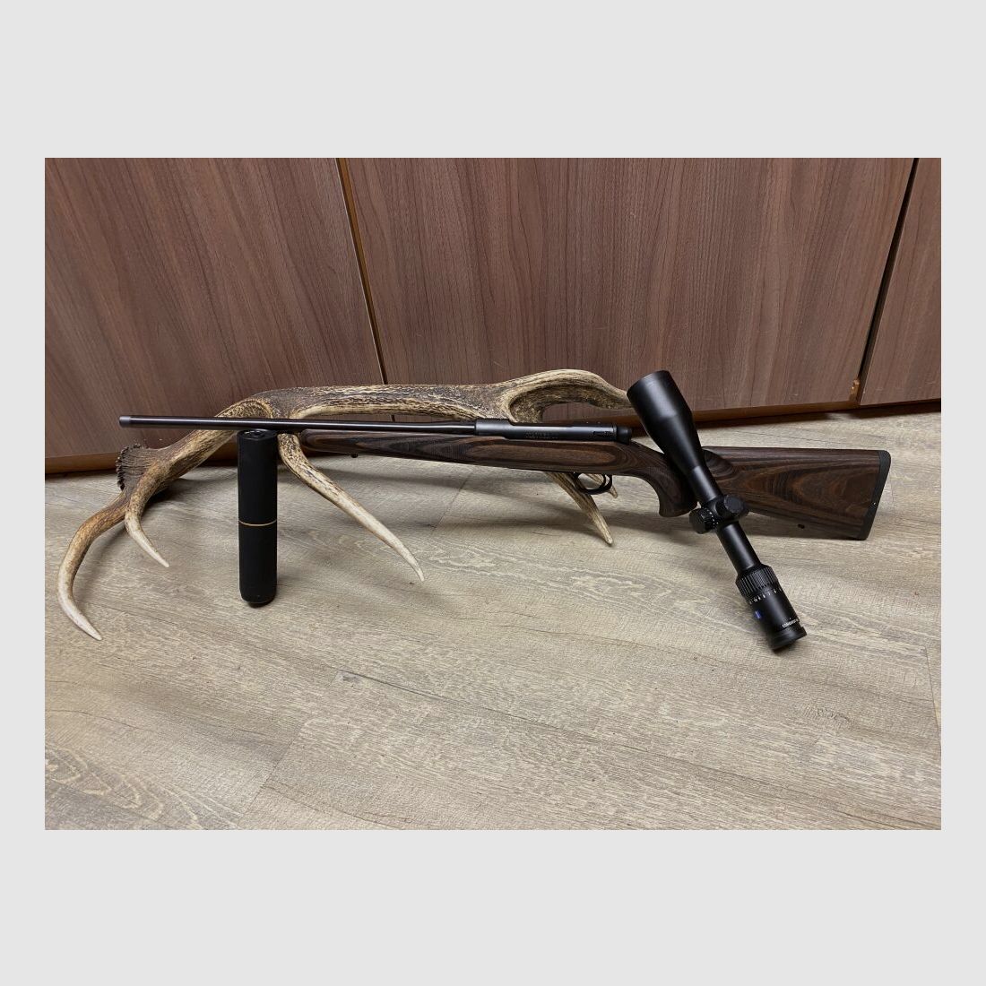 Mauser M18 Pure, with Zeiss Conquest V4 3-12x56, image 1 of 2