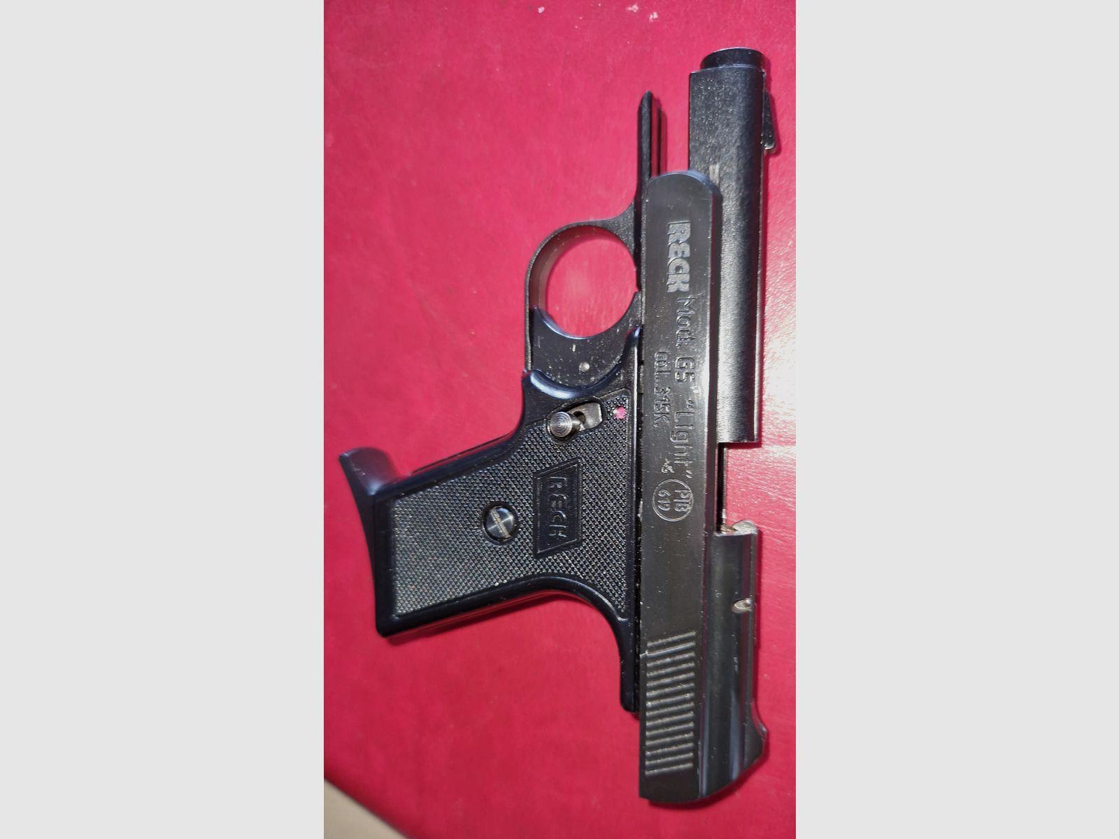 RECK G5 LIGHT / without accessories / cal. 315 P.A.K. / PTB 619 / VERY OLD / BLANK GAS PISTOL NEW YEAR'S EVE SELF-DEFENSE COLLECTION !!!! ------> READ DESCRIPTION <----- !!!!