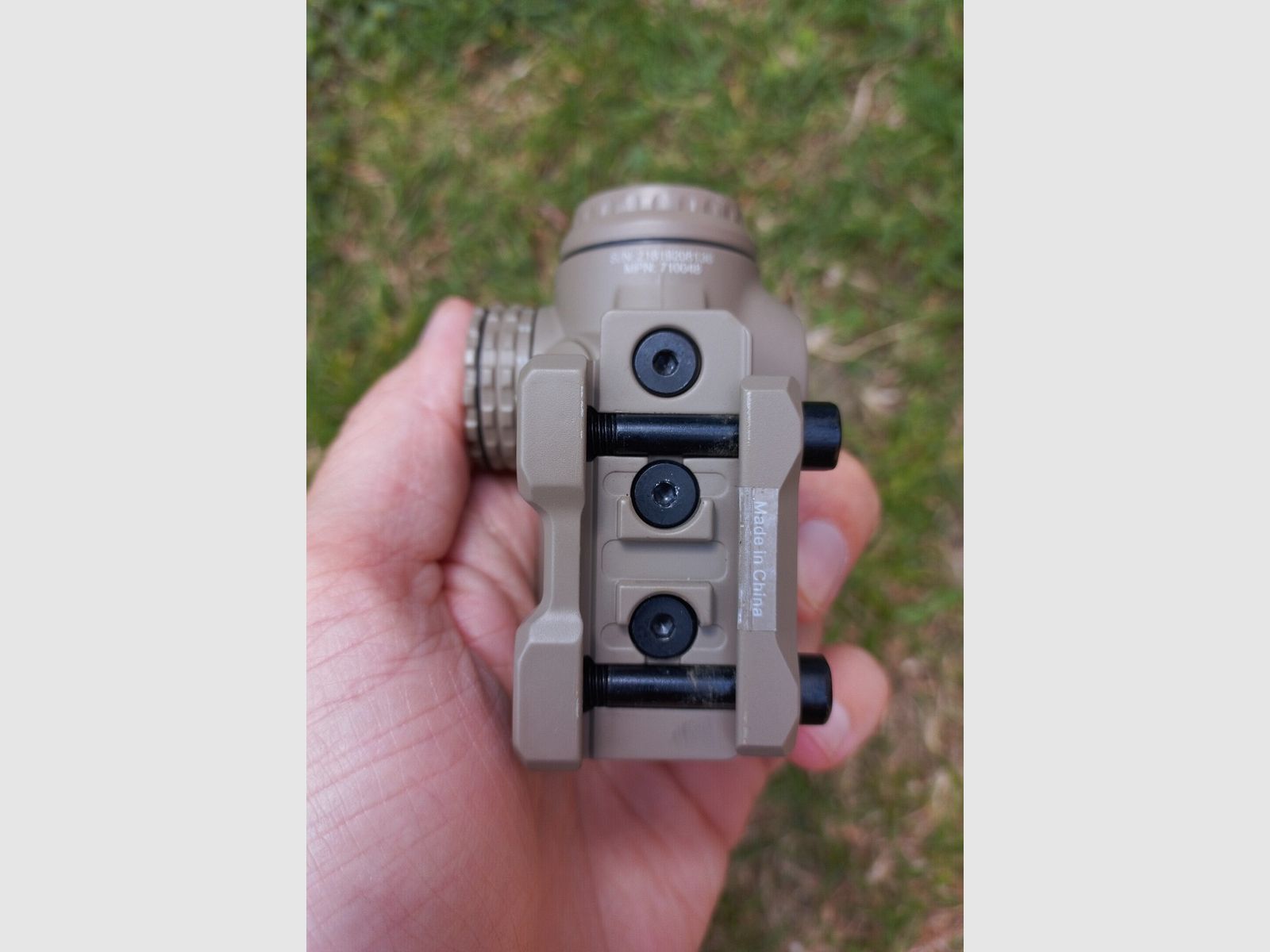 PRIMARY ARMS SLx 1X Micro Prism Scope Gen II con filtro a nido d'ape orig. (Anti-riflesso) colore FDE