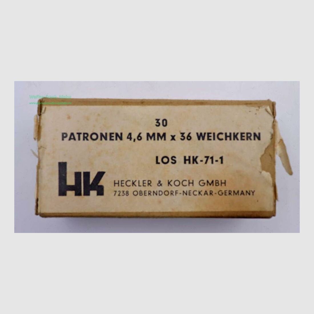 Heckler & Koch - Oberndorf rifle cartridges 4.6x36mm/soft core