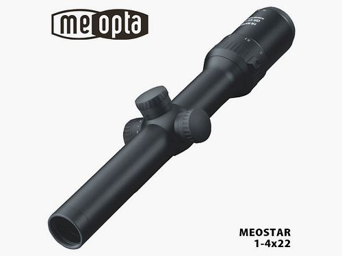 MEOPTA MEOSTAR R1r 1-4x22 RD/MR reticolo luminoso K-Dot 2 livello Zeiss guida interna
