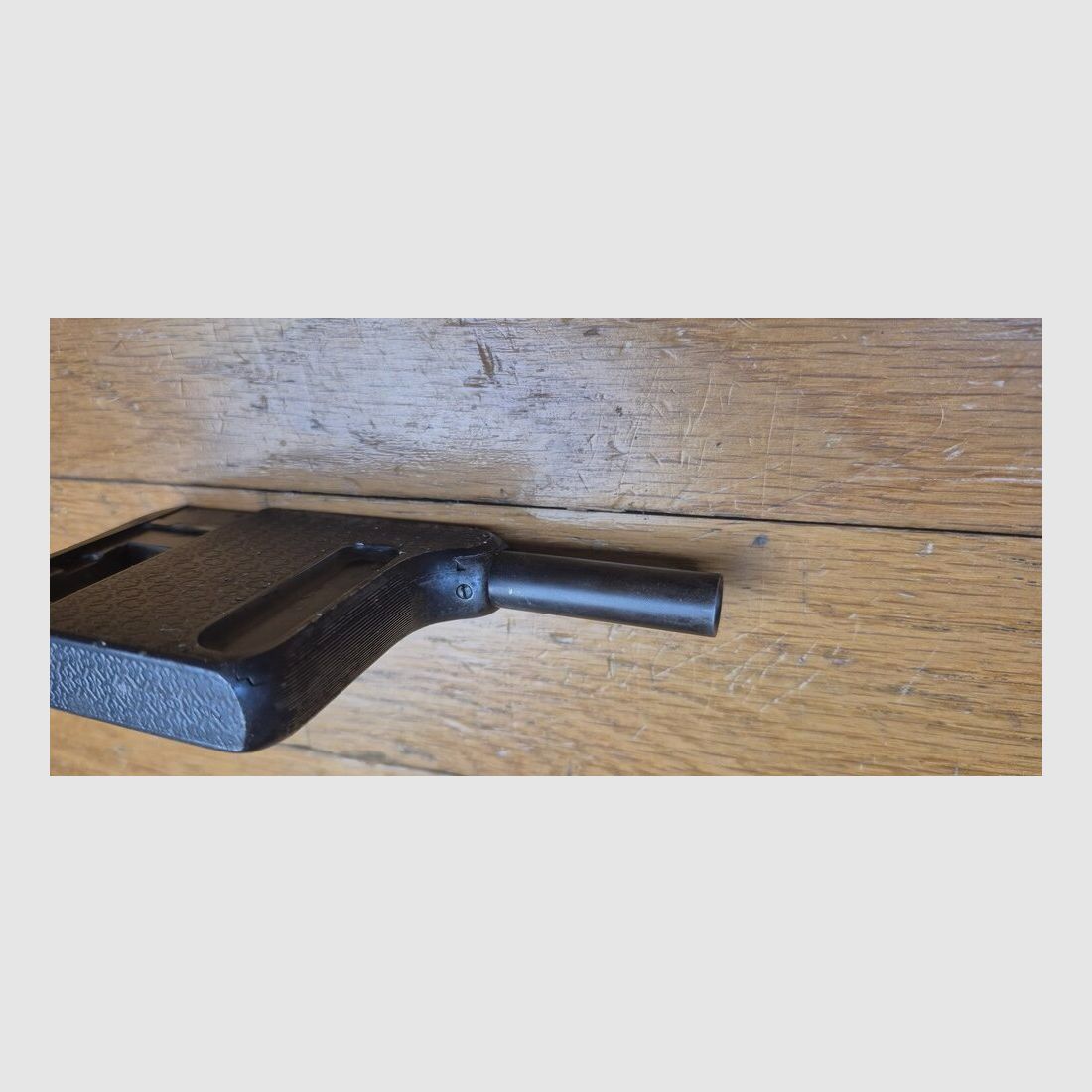Amusant und nicht so häufiger Taschenpistole „Le Gaulois“ – Auch genannt „Die Taschen-Maschinenpistole“ – Modell Nr. 2 – Herstellung ManuFrance um 1895 – Kaliber 8mm Le Gaulois – Waffe mit System ohne Abzug – Selbstladepistole 5 Schuss! – Guter ästhetischer und mechanischer Zustand -TBE, Bild 4 von 10