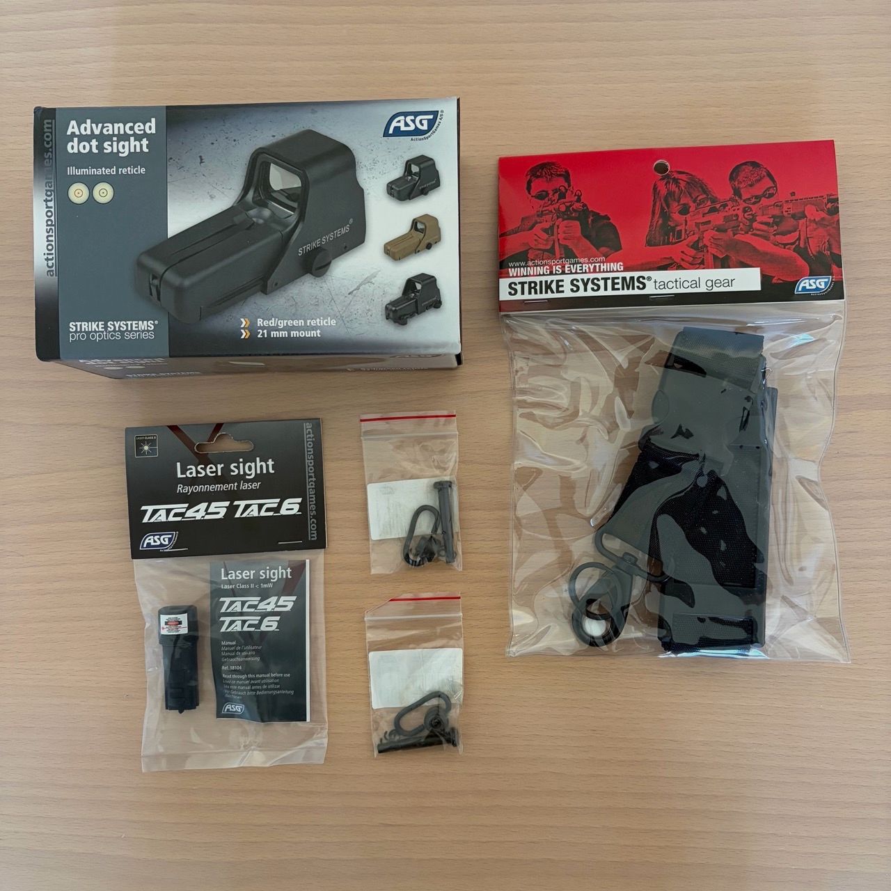 ASG TAC 6 Zubehör Bundle NEU