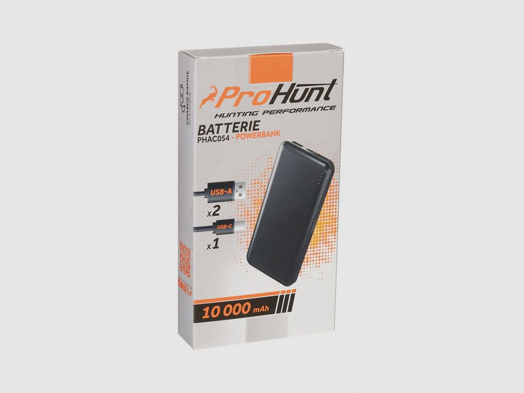 PROHUNT – POWERBANK 10000 mAh, image 1 of 2
