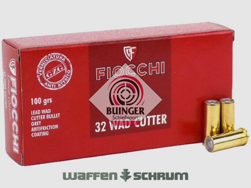 Fiocchi LWC 6.5 g - 100gr. .32S&WLongWC