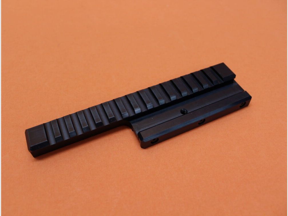 SITEC Kalashnikov AKM montaje lateral con riel de montaje de perfil Picatinny de aluminio negro para montaje lateral