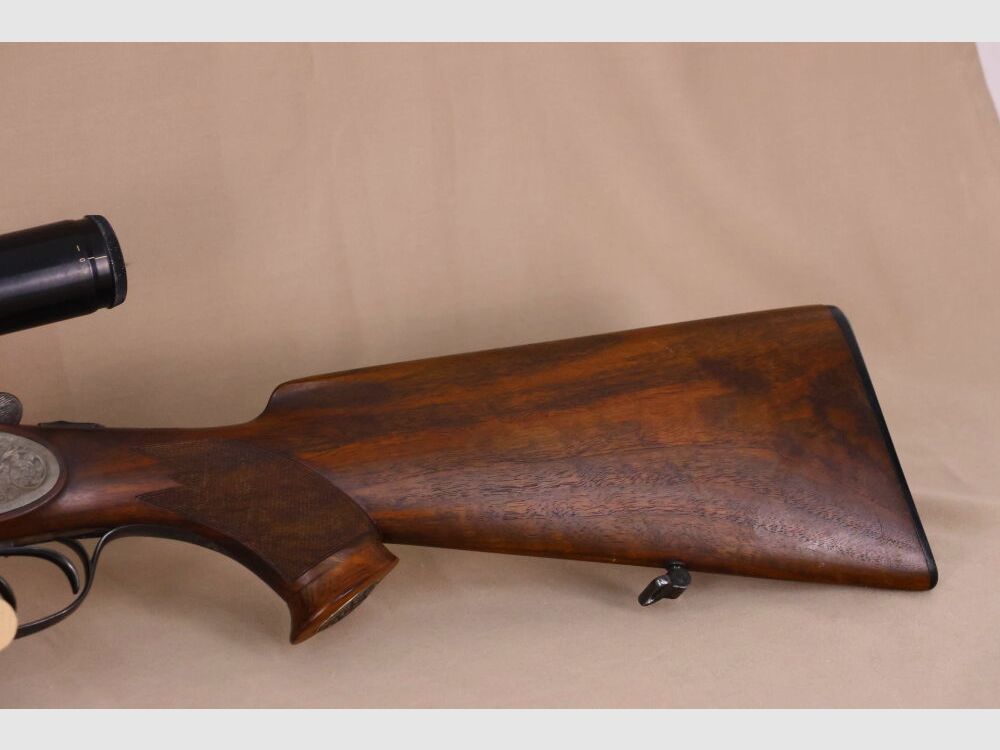Rifle Merkel de dos a dos con cerraduras laterales // culata zurda // BBF -